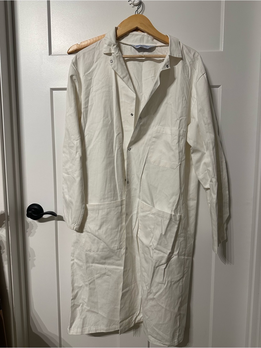 Fisher Brand Lab Coat Jacket - White Size M